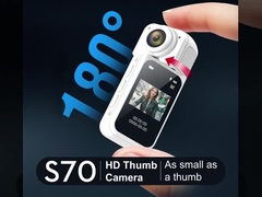 Wearable Small Fpv Camera WiFi Video Camcorder 110°Wide Angle Lens Anti Shake APP Control