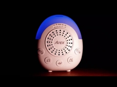 Child Lock White Noise Machine With Five Color Night Light 30 Soothing Sounds Timer Function