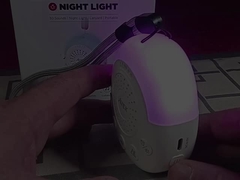 Child Lock White Noise Machine With Five Color Night Light 30 Soothing Sounds Timer Function