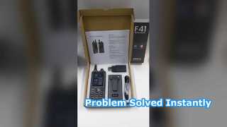 UNIWA 2.4 "Zello talkie-walkie F41 4G Smartphone Android 8.1 téléphone-y-communication étanche PTT 46