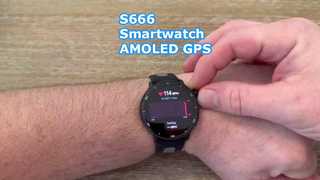 S666 Smartwatch AMOLED GPS Bluetooth Call