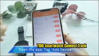 Montre intelligente T100 : appelle Music Fitness Tracker