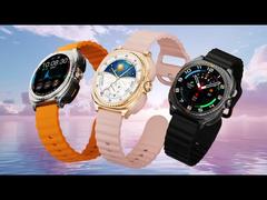 헤드폰 스마트 워치 2-in-1 음악 재생 TWS 무선 스테레오 이어버드 BT 통화 헤드셋 AI 음성 Spo